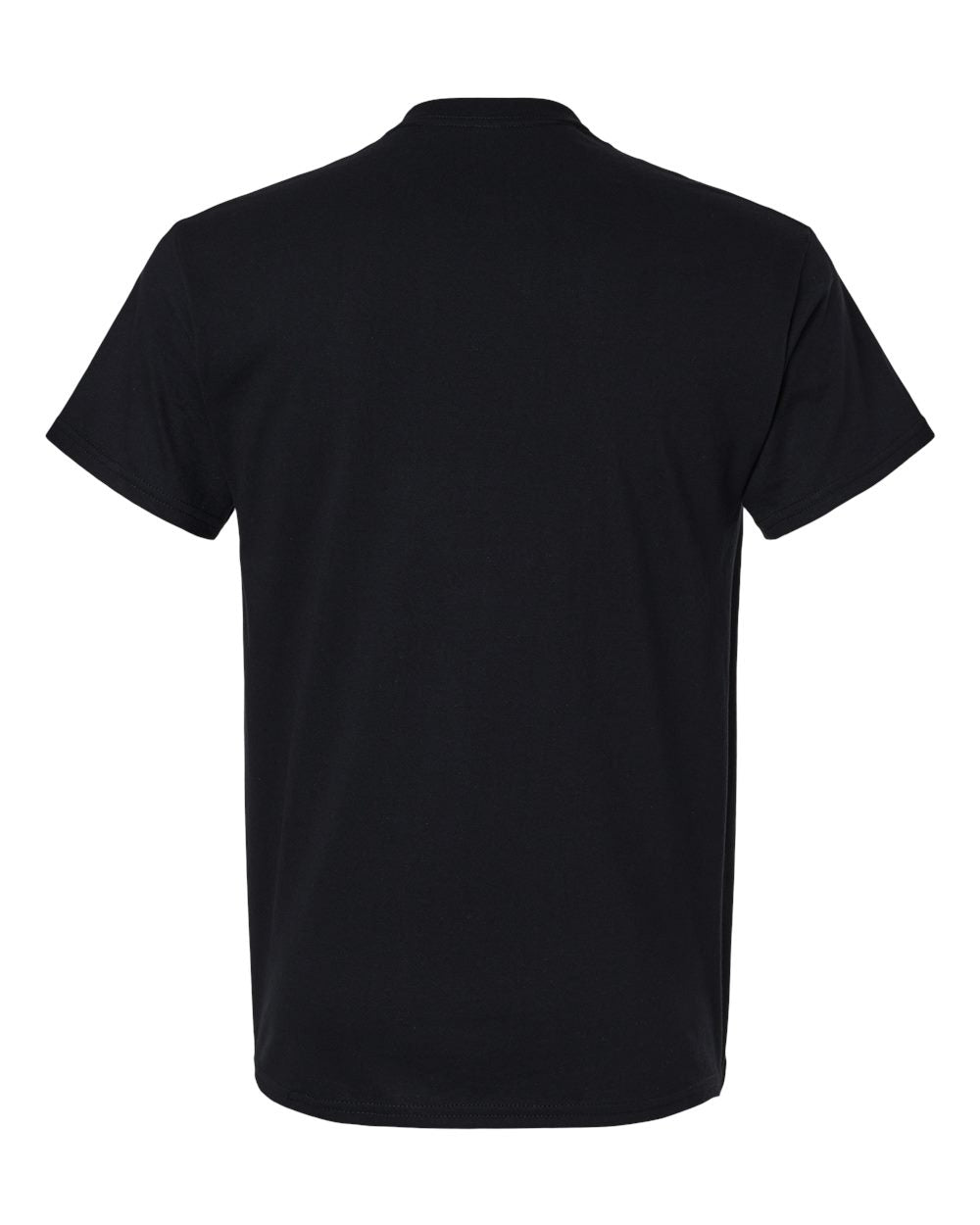 Pink & Blue Ombre Horizontal Atomic Graphic Tee in Black