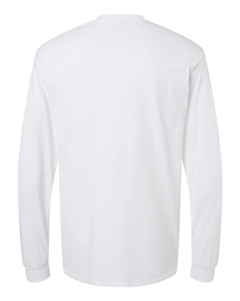 Gray Ombre Atomic Iron Man Long Sleeve Graphic Tee in White
