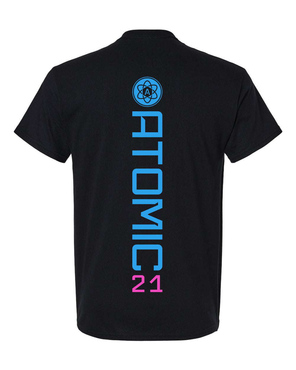 Atomic Iron Man Graphic Tee in Black (Optional Personalization)