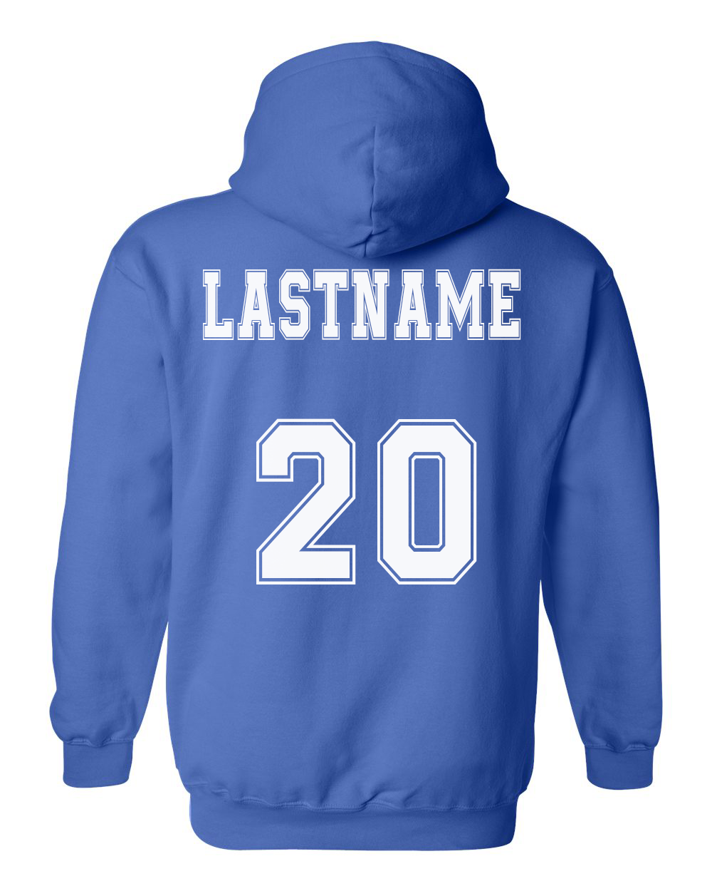 Ignite Baseball Hoodie in Royal (Optional Personalization)