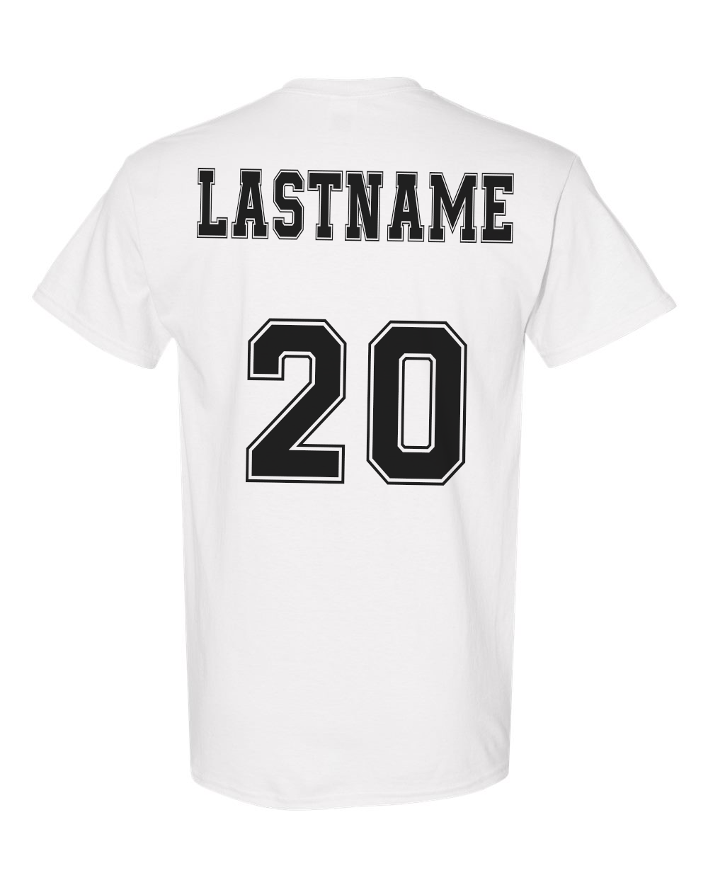 Ignite Baseball Graphic Tee in White (Optional Personalization)