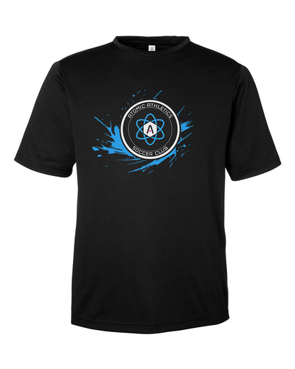 Atomic Splash Soccer Club Performance Tee in Black