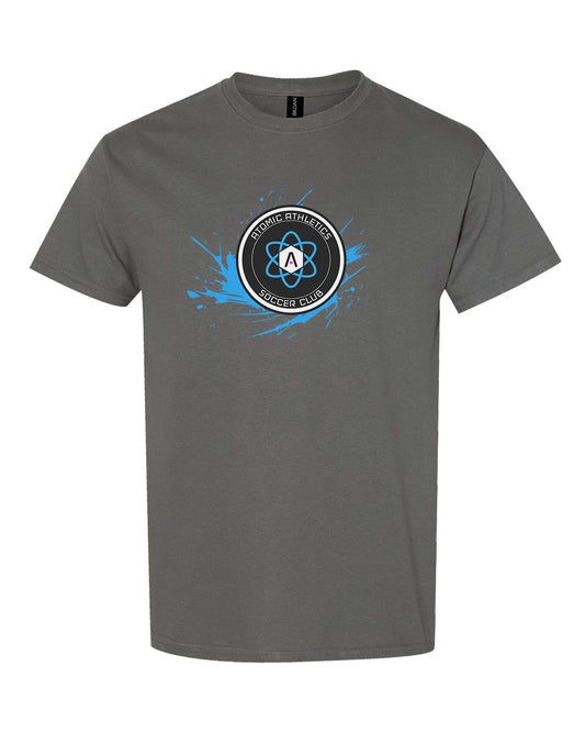 Atomic Splash Graphic Tee in Charcoal