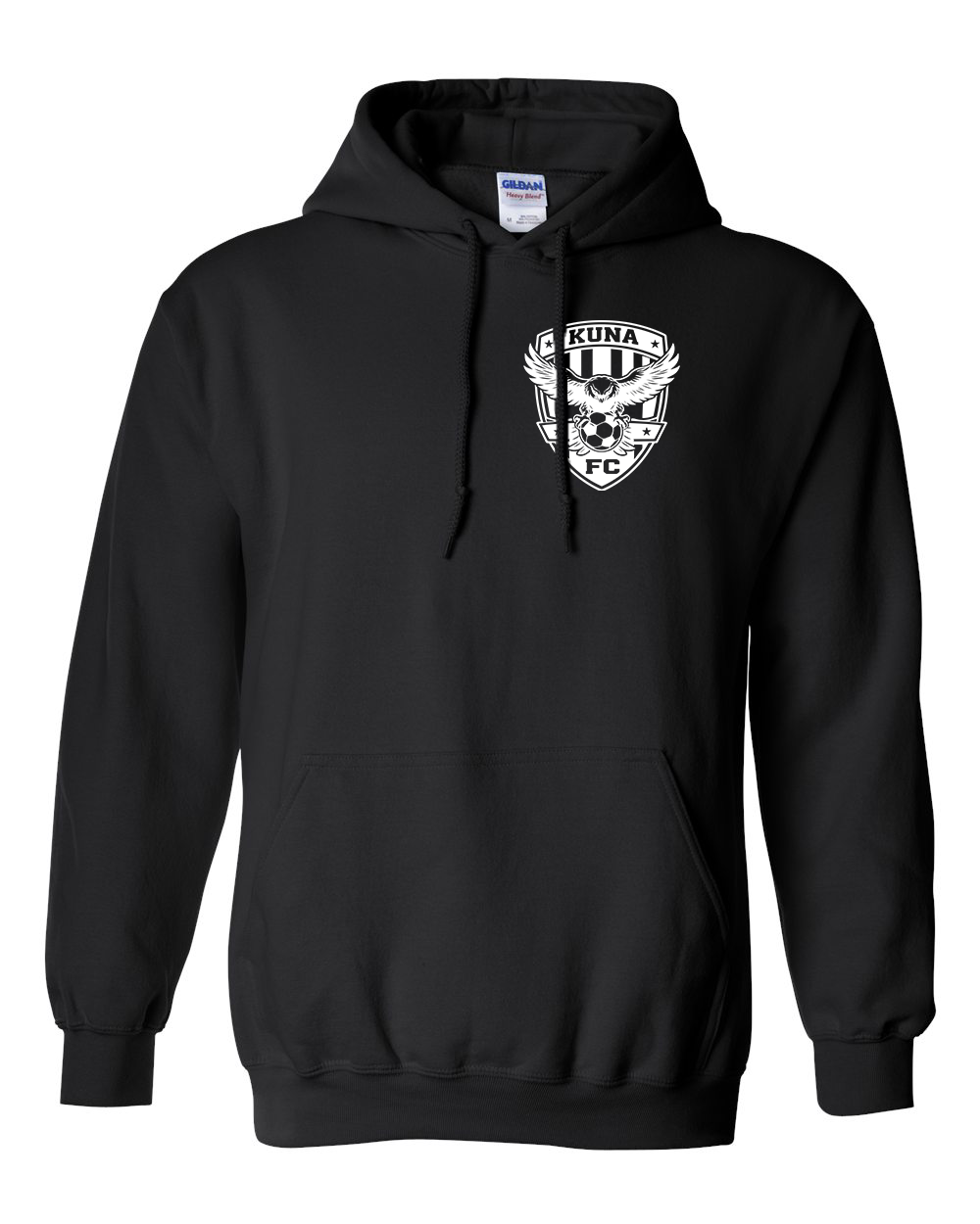 Kuna PAL Soccer FC Pocket Hoodie in Black (Optional Personalization)