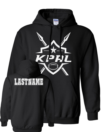 Kuna PAL Football Hoodie in Black (Optional Personalization)
