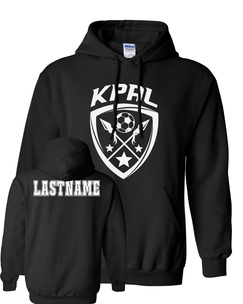 Kuna PAL Soccer Rec Hoodie in Black (Optional Personalization)