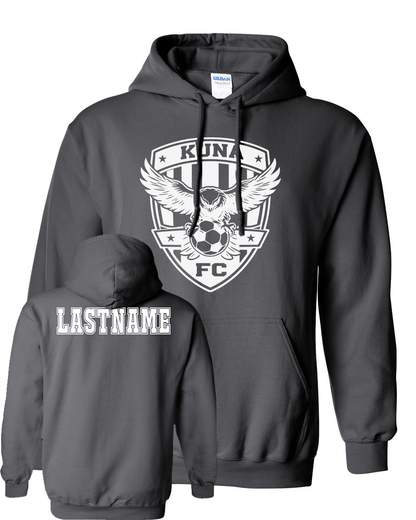 Kuna PAL Soccer FC Hoodie in Charcoal (Optional Personalization)