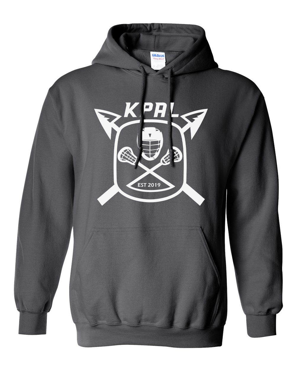 Kuna PAL Lacrosse Hoodie in Charcoal (Optional Personalization)