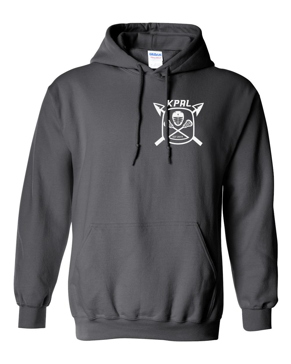 Kuna PAL Lacrosse Pocket Hoodie in Charcoal (Optional Personalization)