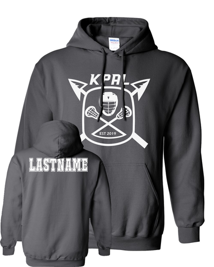 Kuna PAL Lacrosse Hoodie in Charcoal (Optional Personalization)