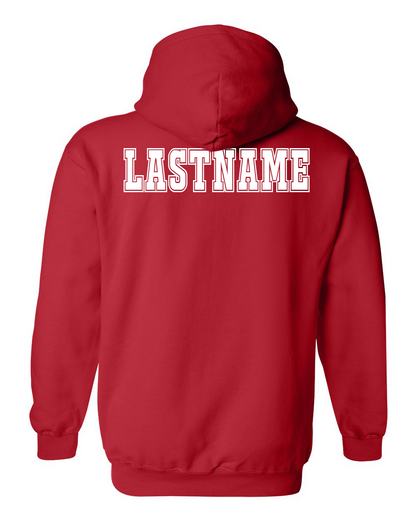 Kuna PAL Soccer FC Pocket Hoodie in Red (Optional Personalization)