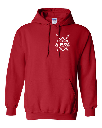 Kuna PAL Football Pocket Hoodie in Red (Optional Personalization)