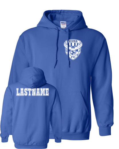 Kuna PAL Soccer FC Pocket Hoodie in Royal (Optional Personalization)