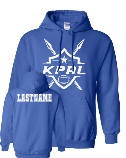 Kuna PAL Football Hoodie in Royal (Optional Personalization)