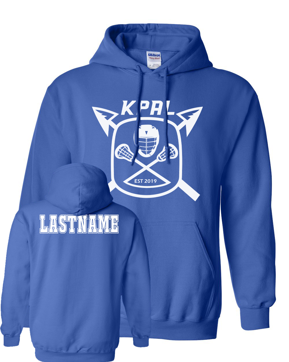 Kuna PAL Lacrosse Hoodie in Royal (Optional Personalization)