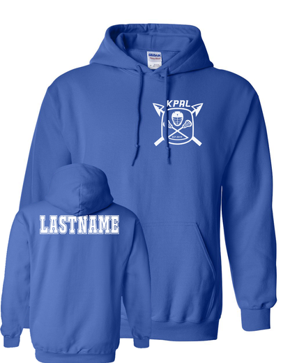 Kuna PAL Lacrosse Pocket Hoodie in Royal (Optional Personalization)