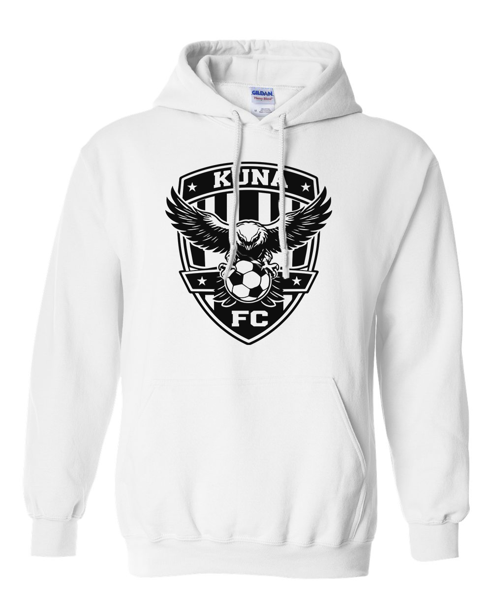 Kuna PAL Soccer FC Hoodie in White (Optional Personalization)