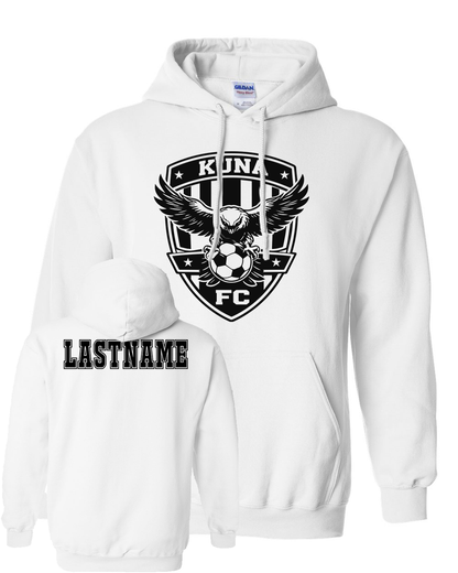 Kuna PAL Soccer FC Hoodie in White (Optional Personalization)