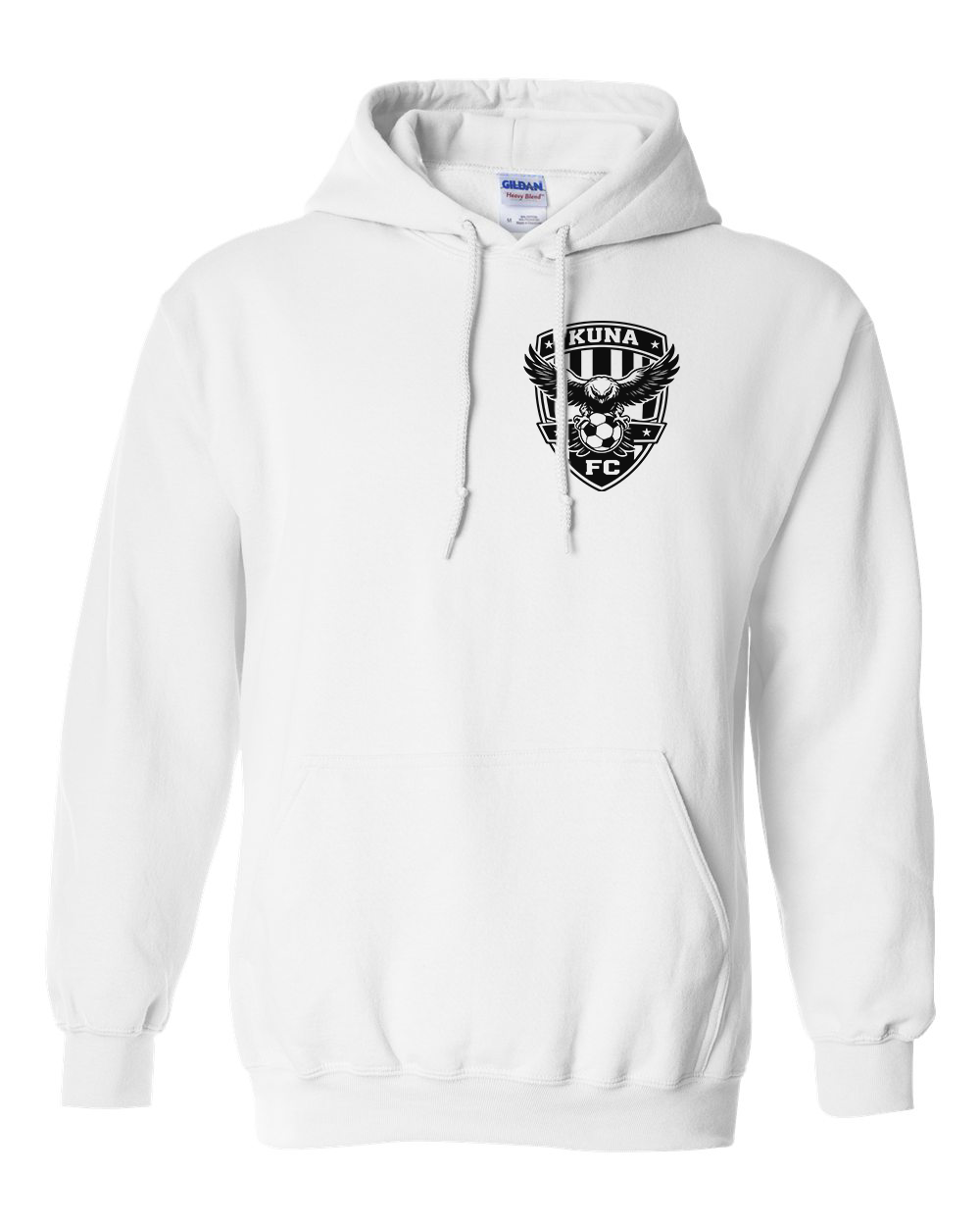 Kuna PAL Soccer FC Pocket Hoodie in White (Optional Personalization)