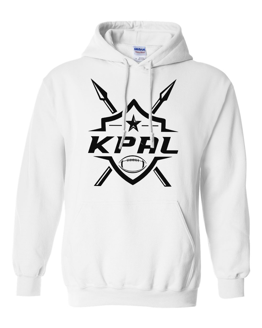 Kuna PAL Football Hoodie in White (Optional Personalization)