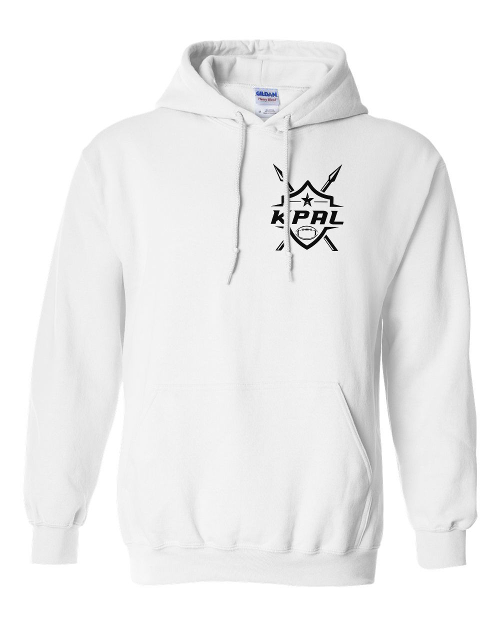 Kuna PAL Football Pocket Hoodie in White (Optional Personalization)