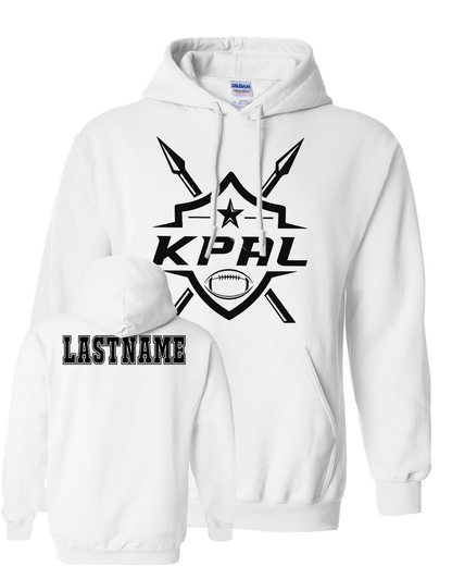 Kuna PAL Football Hoodie in White (Optional Personalization)