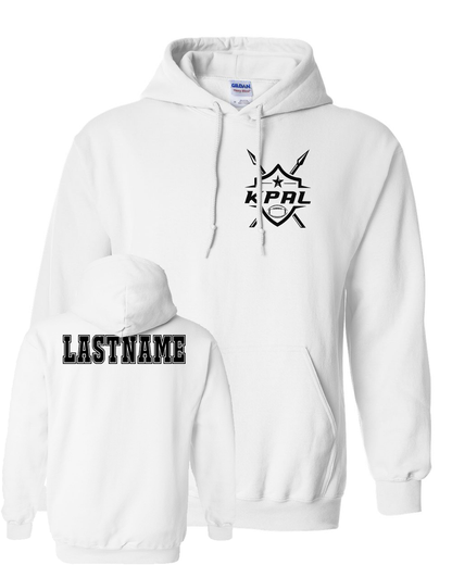 Kuna PAL Football Pocket Hoodie in White (Optional Personalization)