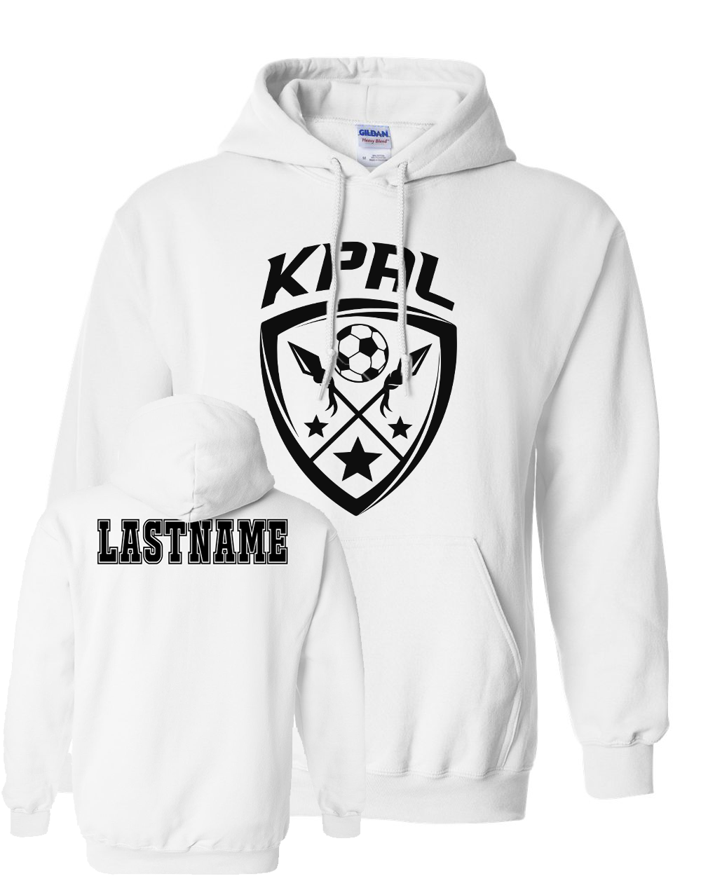Kuna PAL Soccer Rec Hoodie in White (Optional Personalization)