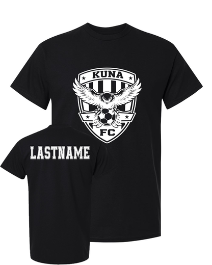 Kuna PAL Soccer FC Graphic Tee in Black (Optional Personalization)