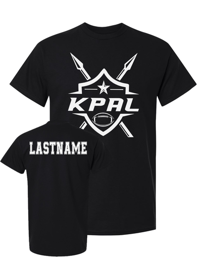 Kuna PAL Football Graphic Tee in Black (Optional Personalization)