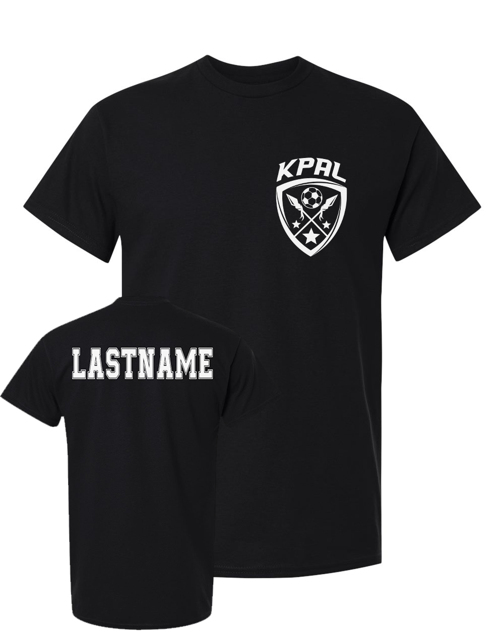 Kuna PAL Soccer Rec Pocket Graphic Tee in Black (Optional Personalization)