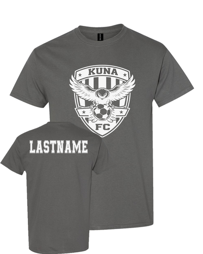 Kuna PAL Soccer FC Graphic Tee in Charcoal (Optional Personalization)