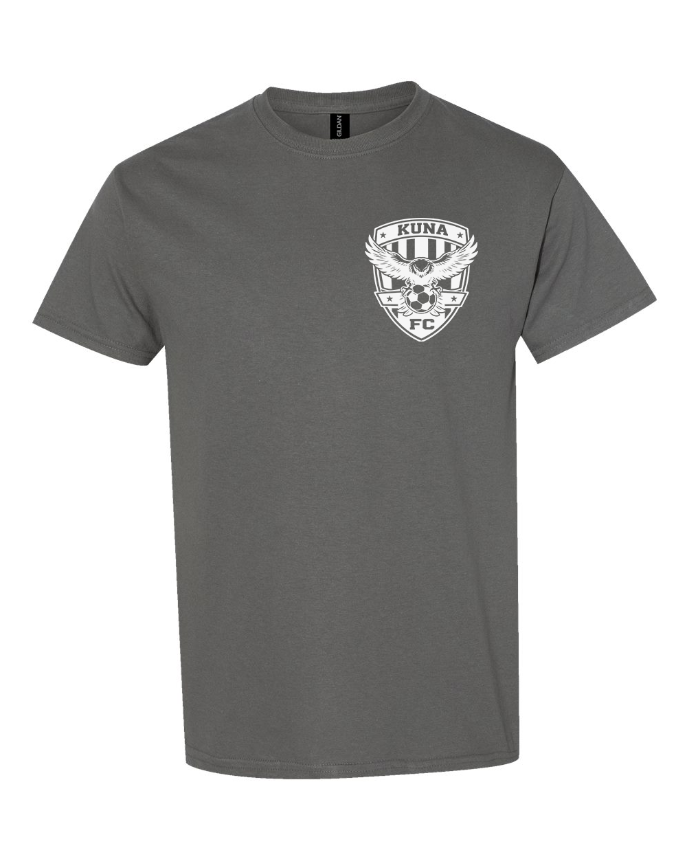 Kuna PAL Soccer FC Pocket Graphic Tee in Charcoal (Optional Personalization)