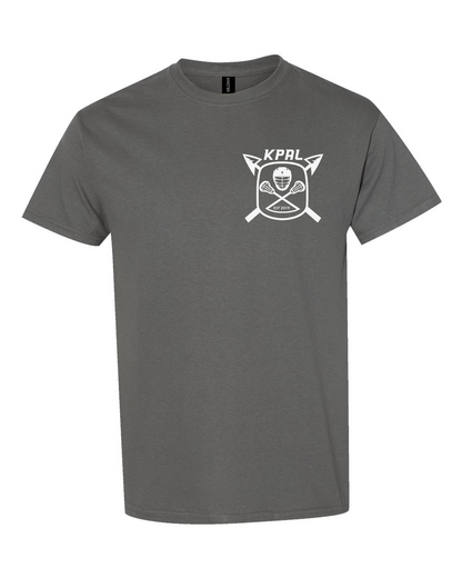 Kuna PAL Lacrosse Pocket Graphic Tee in Charcoal (Optional Personalization)