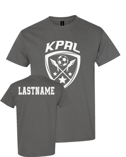Kuna PAL Soccer Rec Graphic Tee in Charcoal (Optional Personalization)