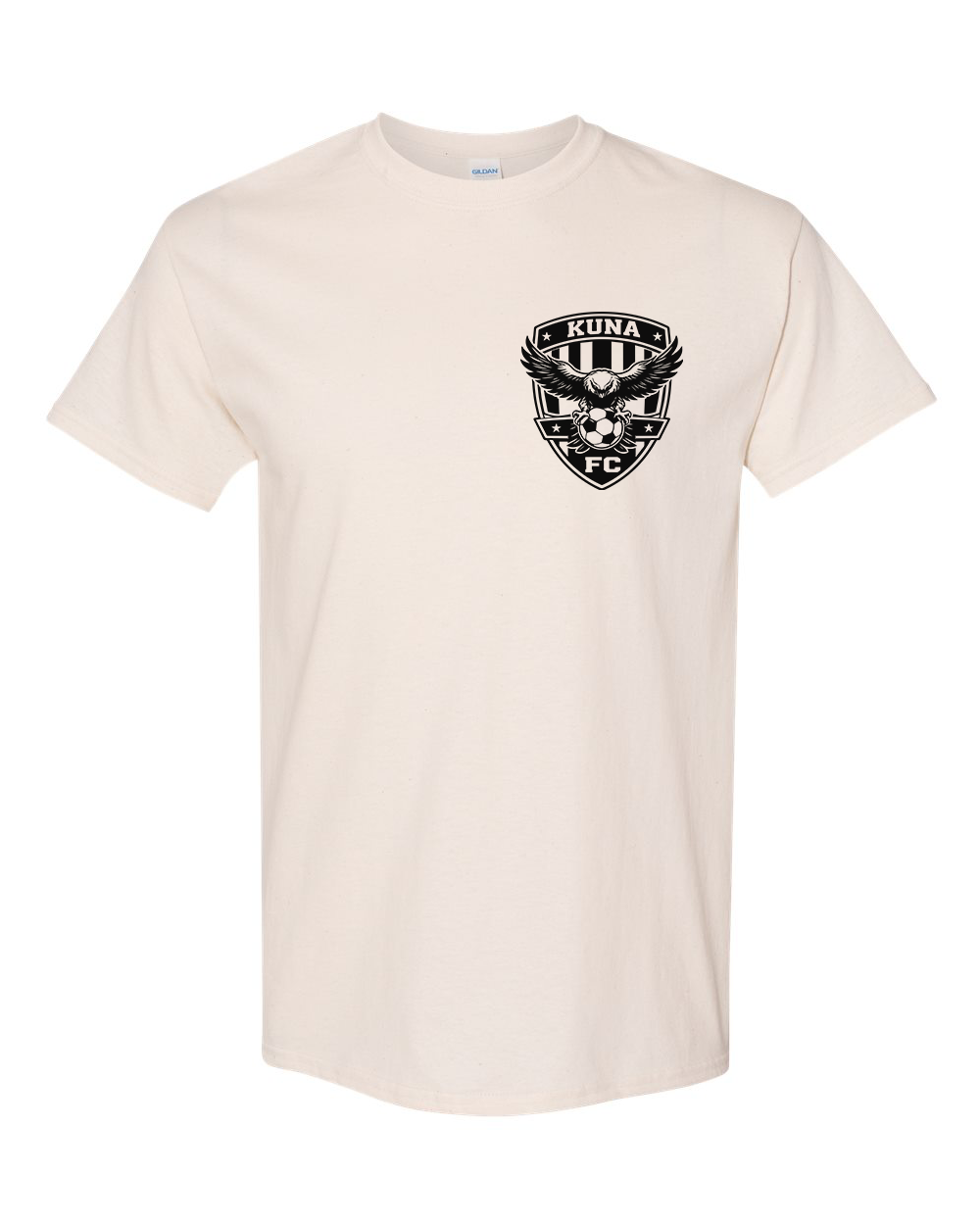 Kuna PAL Soccer FC Pocket Graphic Tee in Natural (Optional Personalization)