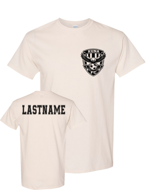 Kuna PAL Soccer FC Pocket Graphic Tee in Natural (Optional Personalization)