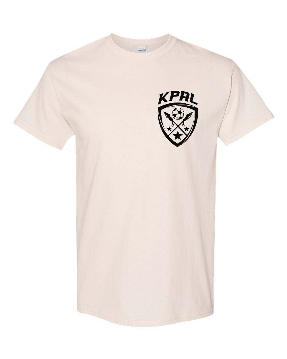 Kuna PAL Soccer Rec Pocket Graphic Tee in Natural (Optional Personalization)