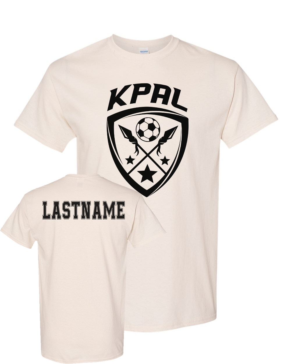 Kuna PAL Soccer Rec Graphic Tee in Natural (Optional Personalization)