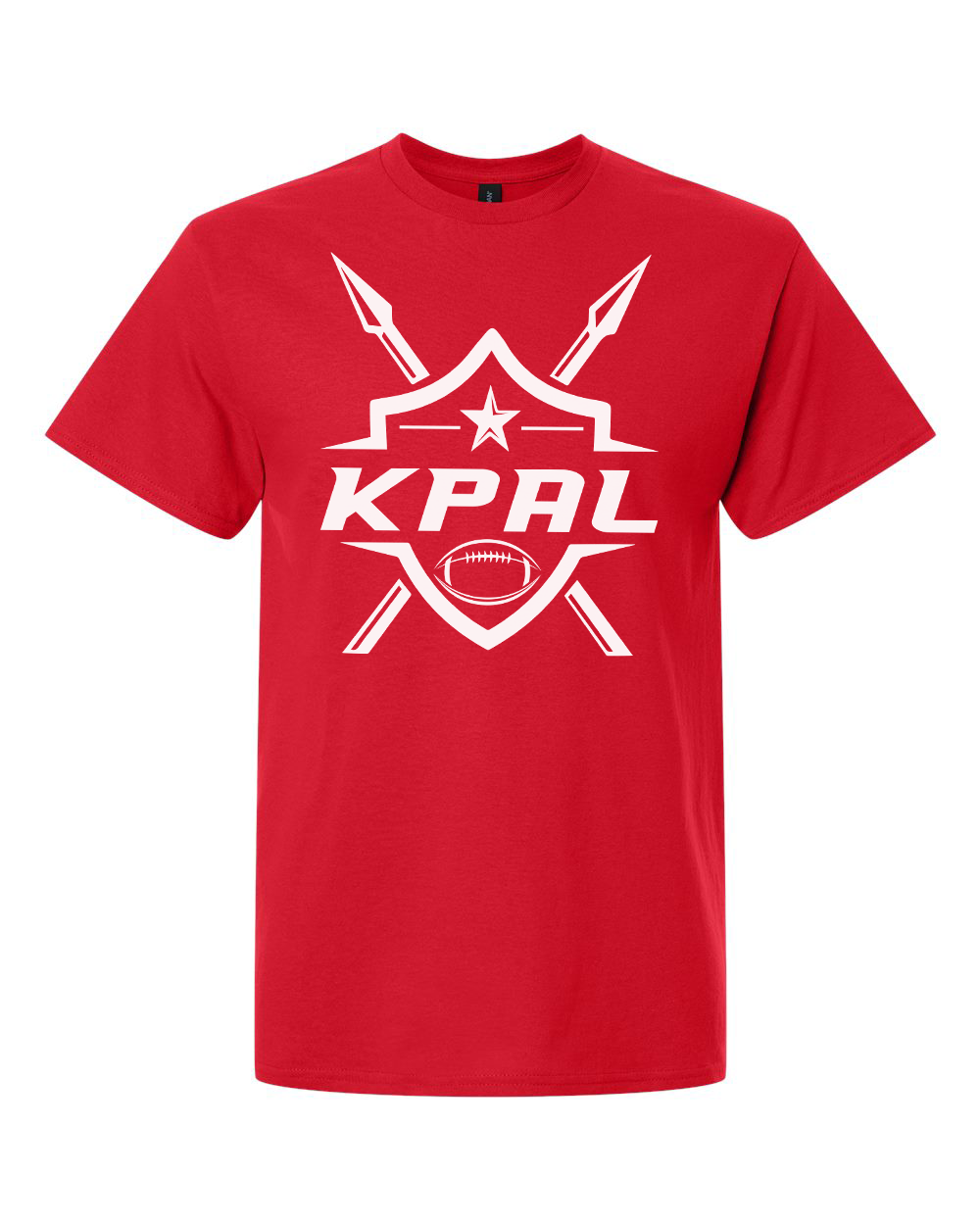 Kuna PAL Football Graphic Tee in Red (Optional Personalization)