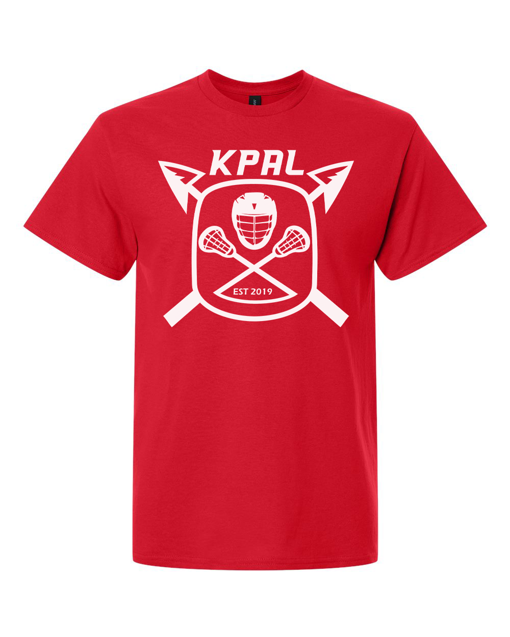 Kuna PAL Lacrosse Graphic Tee in Red (Optional Personalization)