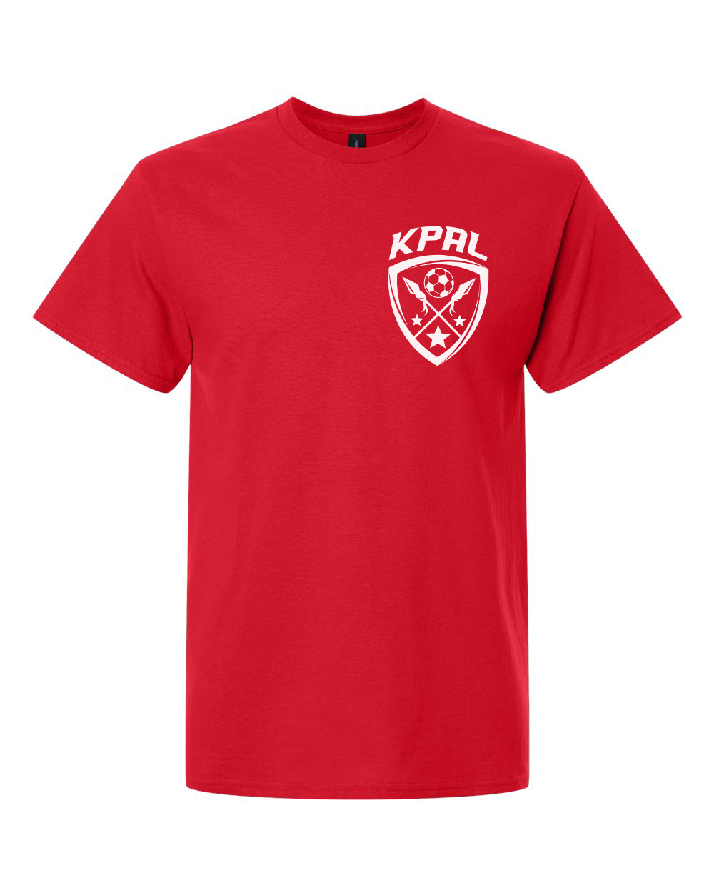 Kuna PAL Soccer Rec Pocket Graphic Tee in Red (Optional Personalization)