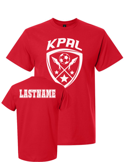 Kuna PAL Soccer Rec Graphic Tee in Red (Optional Personalization)