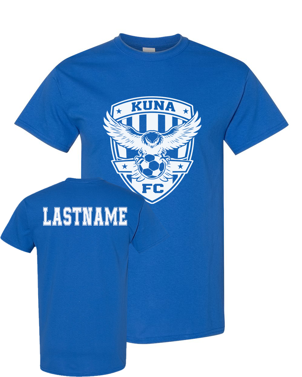 Kuna PAL Soccer FC Graphic Tee in Royal (Optional Personalization)