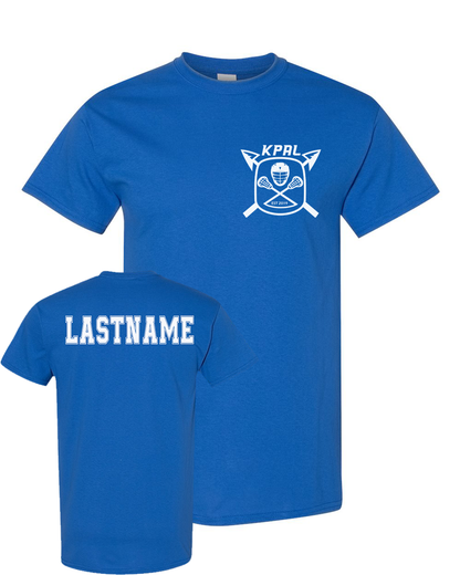 Kuna PAL Lacrosse Pocket Graphic Tee in Royal (Optional Personalization)