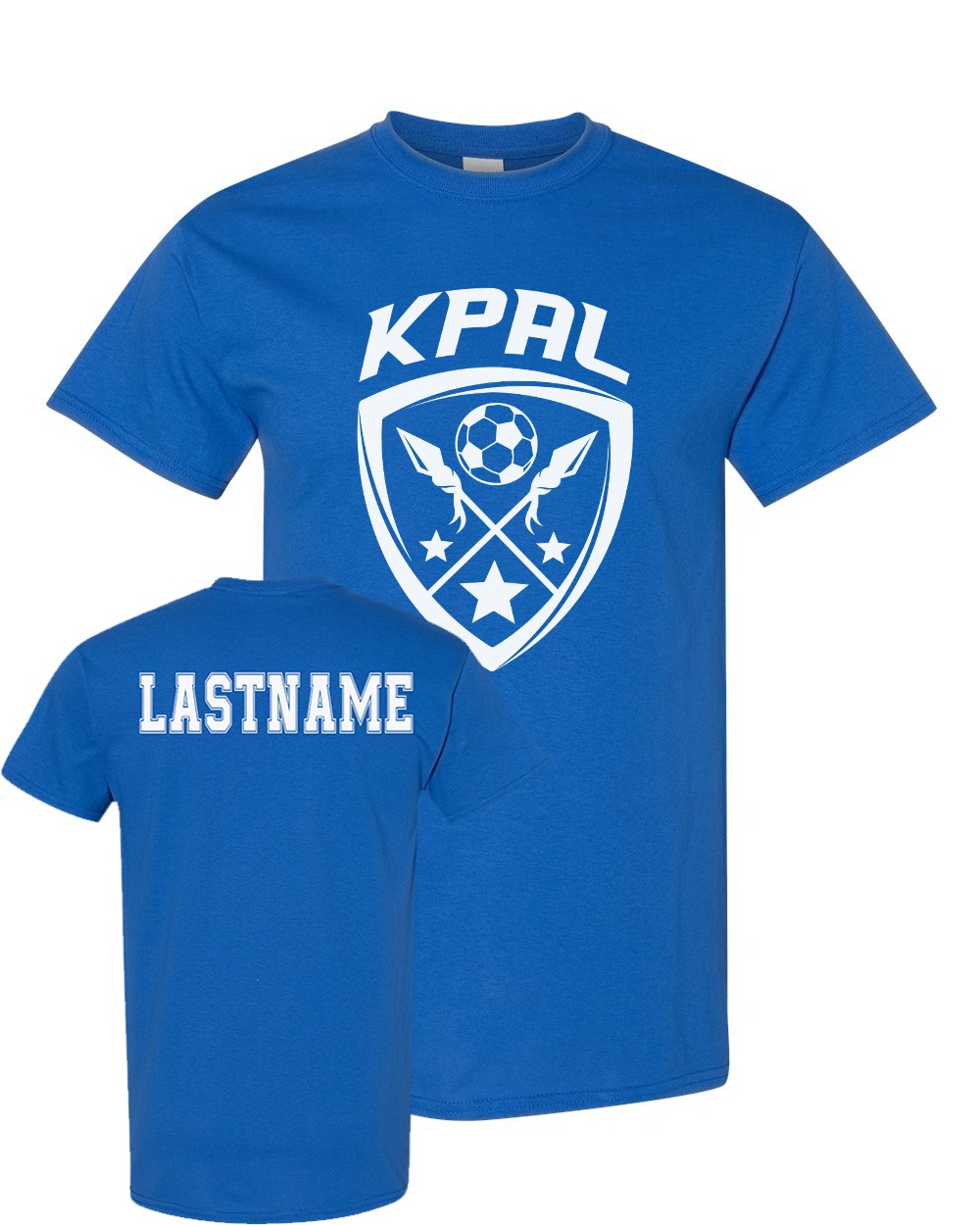 Kuna PAL Soccer Rec Graphic Tee in Royal (Optional Personalization)