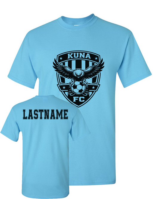 Kuna PAL Soccer FC Graphic Tee in Sky (Optional Personalization)