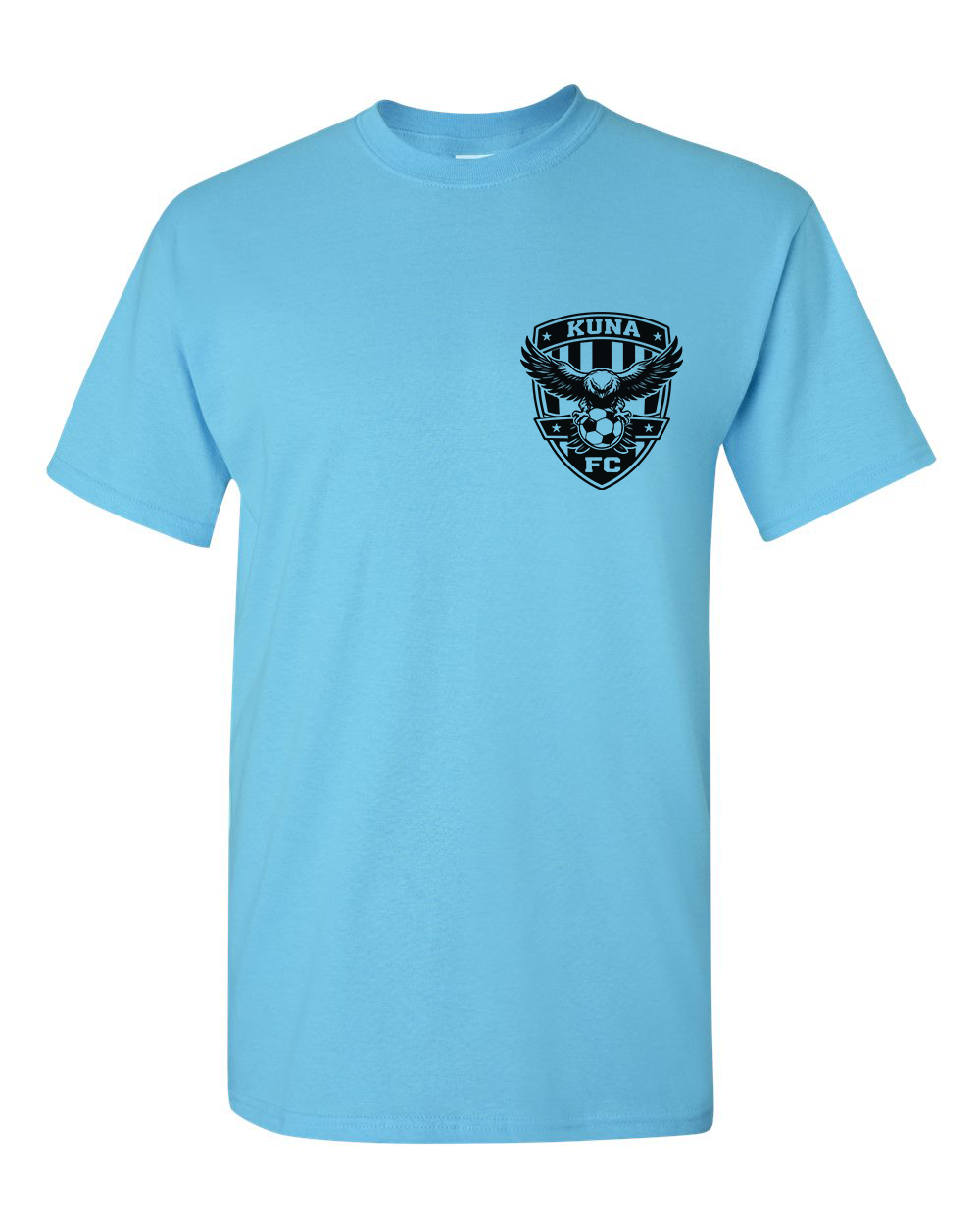Kuna PAL Soccer FC Pocket Graphic Tee in Sky (Optional Personalization)