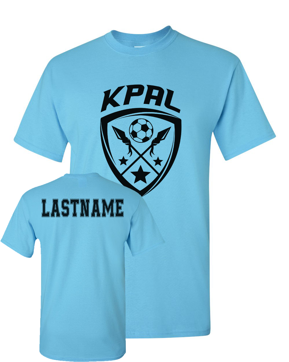 Kuna PAL Soccer Rec Graphic Tee in Sky (Optional Personalization)