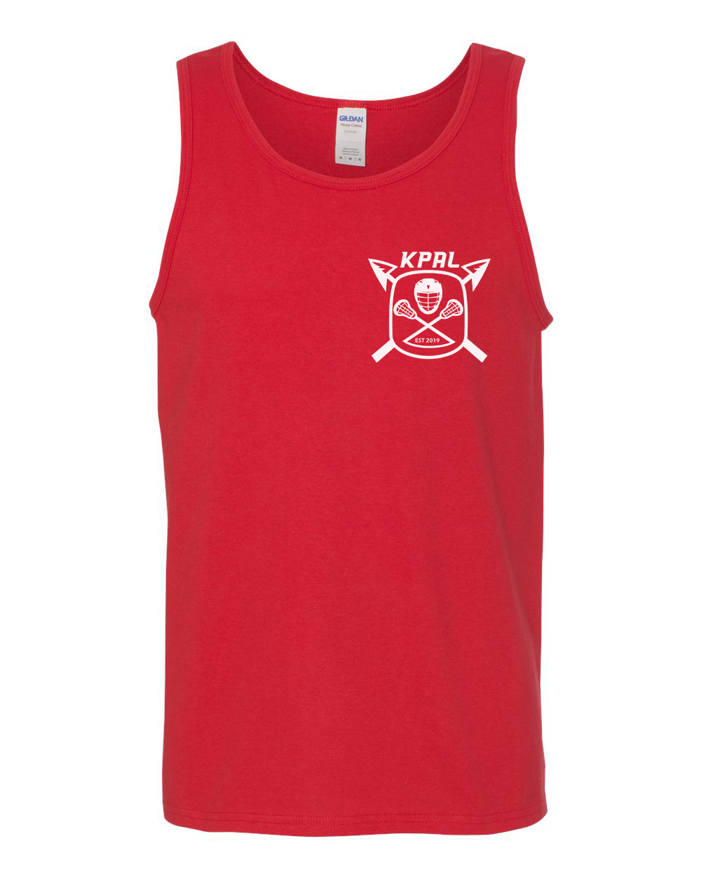 Kuna PAL Lacrosse Pocket Graphic Tank in Red
